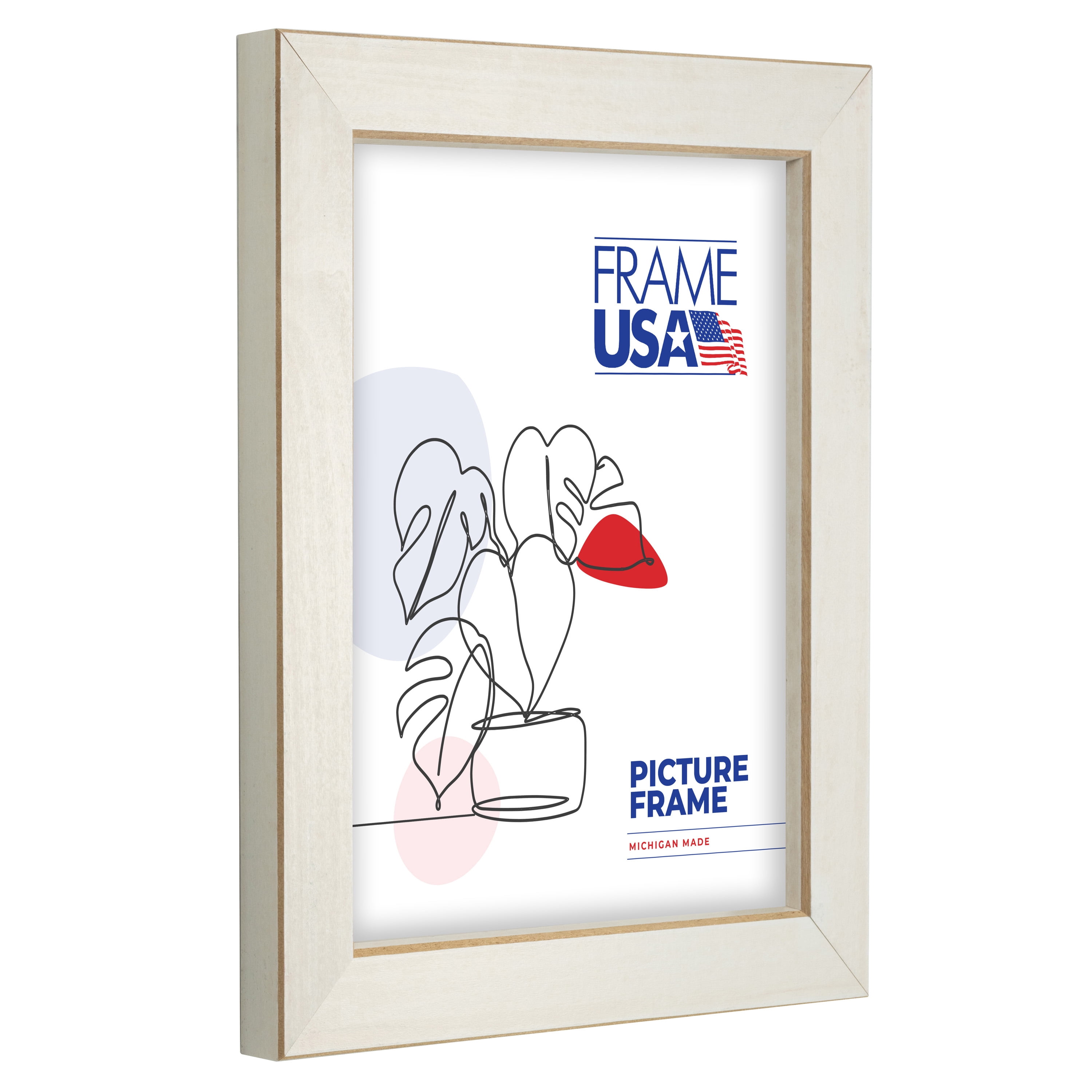 Clean Cut Off-White 18x24 Inch Picture Frame