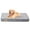 Blue Gray Plaid, variant on Laifug Orthopedic Memory Foam Dog Bed with Durable Waterproof Liner and Removable Washable Cover
