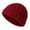 Brick Red, variant on Winter Knit Beanie with Foldable Brim Thickened Thermal Ear Protection Cap Warm Outdoor Skiing Hat for Men and Women
