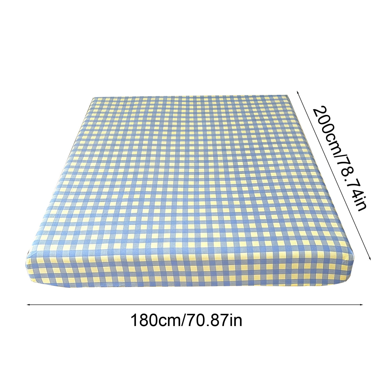 Ikohbadg Soft Polyester Fitted Sheet for Double Bed, Non-Slip Mattress Cover, All-Inclusive Bed Protection, Suitable for Children and Pets, Easy Care, Stain & Wrinkle Resistant