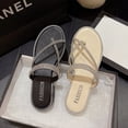 thumbnail image 2 of Zapatillas casuales para mujer, zapatos deslizantes con purpurina, pantuflas bajas cruzadas, jalea de lujo, verano 2023, zapatillas de PU para mujer, Sandal40 Gao Jinjia LED, 2 of 2
