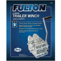 Fulton 2,600 Pound Capacity 2 Way Dual Speed Marine Trailer Boat Winch
