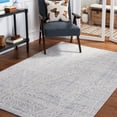thumbnail image 2 of SAFAVIEH Marbella Lasya Leaves Area Rug, Grey/Ivory, 4' x 6', 2 of 8