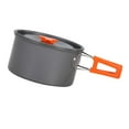 thumbnail image 4 of figatia Camping Pot Easy to Clean Compact Portable Cookware for Travel Fishing Beach 19.5cmx19.5cmx11.5cm, 4 of 8