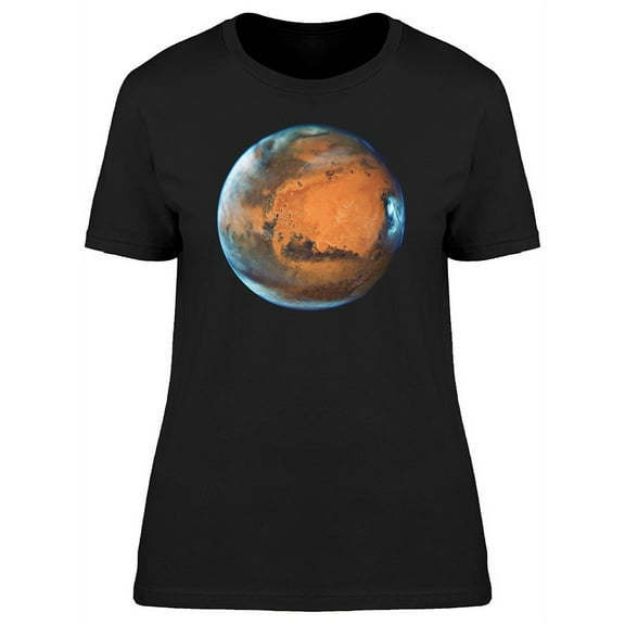 Mars Planet Blue Aura T-Shirt Women -Image by Shutterstock, Female Large
