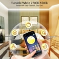 thumbnail image 3 of Tira de luces LED Wefomey, 100 pies, regulables, 24 V, con control remoto y aplicación, 3 of 7