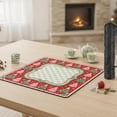 thumbnail image 2 of vlrwzc Christmas Tree Cartoon Mahjong Mat, Anti-Slip Noise Reduction Game Table Cover for Tile Games, Cards, Board Games, 31.5 x 31.5 in, 1 Pack, 2 of 7