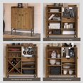 thumbnail image 3 of Meuble de Rangement en Pin Doré Vintage - Bois d'Ingénierie, 3 of 7