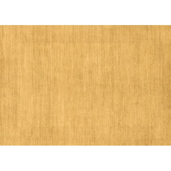 Ahgly Company Indoor Rectangle Solid Brown Modern Area Rugs, 8' x 10'