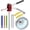Multicolor, variant on SporGain All-In-One Dirt Bike Tire Changer Kit – Fits 16"–21" Wheels, Includes 15/17/20/25mm Axles, Folding Portable Design,Silver