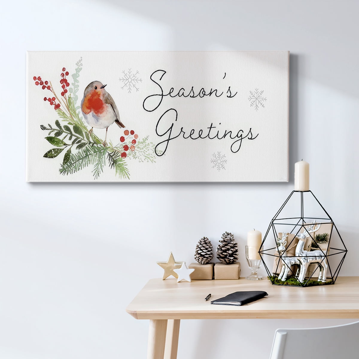 Winter Visitor Collection D- Gallery Wrapped Canvas