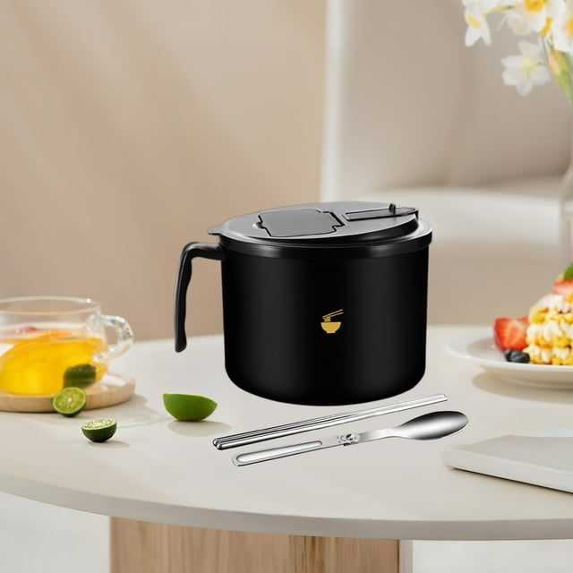 Tranfacy Home and Kitchen,Lunch Box,304 Stainless Steel Large-capacity Instant Sammy Bowl Students Dormitory Office Workers Special Convenient Drainable with Cutlery Rice Bowl