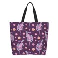 thumbnail image 1 of Easygdp Snake And Flower Bolsas Tote para Mujer, Bolsos de Hombro para Viaje, Bolsos de Mano de Gran Capacidad para Compras y Trabajo, 1 of 8