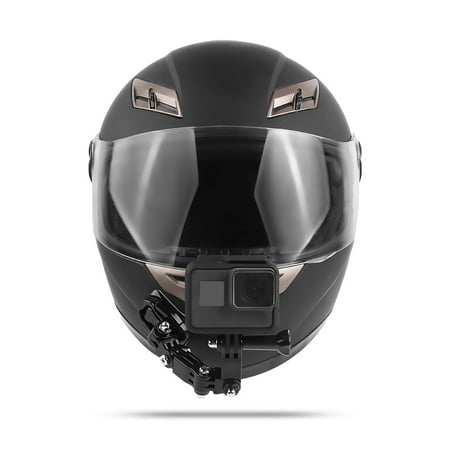 Motorcycle Helmet Chin Bracket Turntable Button Mount Action Cam