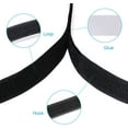 thumbnail image 3 of 20mm Magic Sticker Tape Self Adhesive Extra Strong Double Sided Adhesive with Sticker Pad Fluffy Hook and Loop Fastener Black 2Meter 20mm Wide, 3 of 6