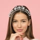 thumbnail image 3 of Diadema con corona de estrellas y tiara de boda, con diamantes de imitación y cristales, ideal como tocado de novia o accesorio para el cabello, 3 of 8