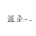 thumbnail image 2 of IGI Certified 2.5 Ct Cushion Cut Lab-Grown Diamond Stud Earrings – 14K White Gold | Women's Earrings, 2 of 5
