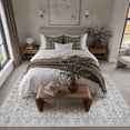 thumbnail image 4 of BERTHMEER 5'x7' Area Rugs for Living Room Bedroom Kitchen Rugs Non Slip Washable Gray Vintage Oriental Dorm Office Dining Room Distressed Throw Rugs, 4 of 8