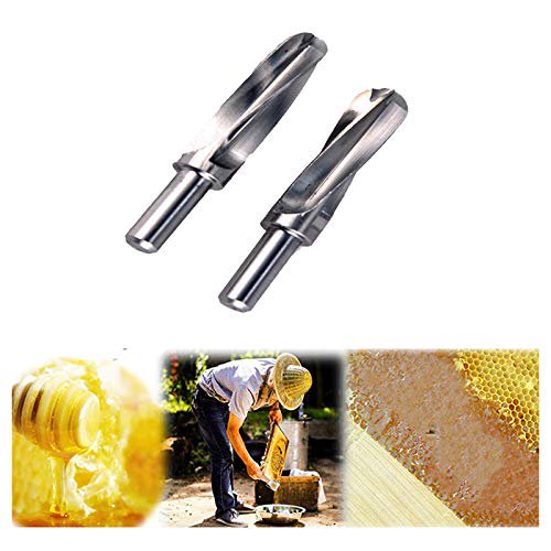 Beekeeping Tools Drill Bit Rotator Spiral Wax Bowl Device Slurry Bowl Easy to Use, Rust-Proof and Durable Stainless Steel Spiral Cleaner Royal Jelly Cup Rotor Drill Bit Beekeeping Tool