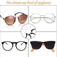 thumbnail image 5 of 20 pares de ganchos para las orejas de silicona antideslizantes para gafas, almohadillas suaves y cómodas para las puntas de las patillas, gafas deportivas para leer, 20 pares, 5 of 5