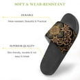 thumbnail image 3 of GZHJMY Stylish Slides for Women Men, Baroque Rococo Style Wallpaper Design Soft Flexible Slip-on Sandals Slippers, 3 of 7