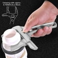 thumbnail image 4 of Baño de plomería llave mango corto reparación gran apertura llaveña lavabo fregadero multifuncional tubo tubo tubería herramienta de mano plata kenally TO001459-01, 4 of 7