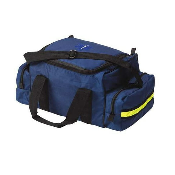 Emi Trauma Bag, Cordura Nylon, 20 in L, 12 1/2 in W, Blue 804