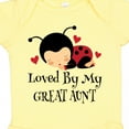 thumbnail image 4 of Inktastic Loved by My Great Aunt Boys or Girls Baby Bodysuit, 4 of 5