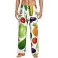 thumbnail image 2 of Picia Vegetables2 Mens Soft Woven Cotton Elastic Waistband Sleep Pajama Pant Lounge Sleep Pant With Pockets And Drawstring-X-Large, 2 of 9