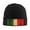 Black, variant on Vintage Italian Flag Beanie Hat Men Women Warm Printed Cap Knit Beanies Hats Outdoor Winter Black