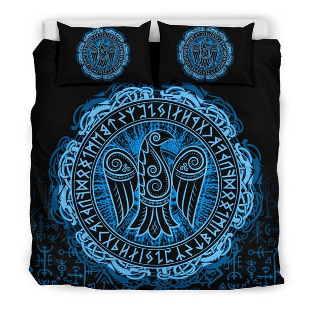 Juego de Cama Vikingo Raven Celtic Cyan Rlt12