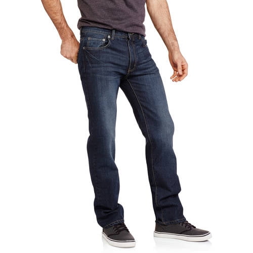 Hollywood Men's 5 Pocket Straight Fit Jeans - Walmart.com