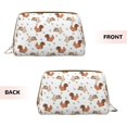 thumbnail image 3 of Rateoe Rabbit And Squirrel for Travel Makeup Bag,Large Capacity Cosmetic Bags for Women,Waterproof Portable Pouch Open Flat Toiletry Bag Make up Organizer, 3 of 8