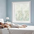 thumbnail image 3 of Summer Botanical Window Privacy Film, Green Tropical Palm Leaves Watercolor Static Cling UV Sun Blocking Heat Control Window Tint Day and Night, Non-Adhesive One Way Privacy Cover 17.7''x39.3'', 3 of 7