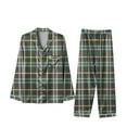 thumbnail image 6 of Family Christmas Pajamas Matching Sets Silk Casual Matching Set for Family, 6 of 9