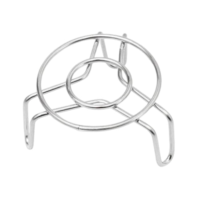 Mini rejilla para cocinar al vapor de acero inoxidable, soporte apilable para ollas eléctricas corto