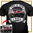 thumbnail image 3 of Drag Racing Personalized T-shirt, Drag Racing custom photo. t-shirt,father's day Xmas gift for Drag Racers Print on the Back (BK354), 3 of 5