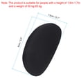 thumbnail image 2 of Silicone Shoulder Pads for Women, 2 Pairs Shoulder Pads for Women Clothing Costume Shoulder Pads Skin, Black, 2 of 7