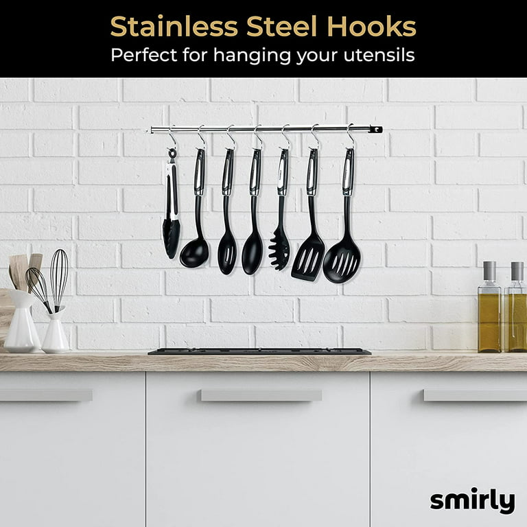 Smirly Stainless Steel Utensil Set in Black