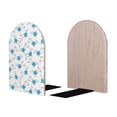 thumbnail image 2 of Lsque Dachshund Dog Puppy Printed Wood Bookends,Non-Skid Bookend for Shelves,Heavy Duty Support Bookends,Non-Slip Foam Pads for Office, Home, and Library,1 Pair, 2 of 8