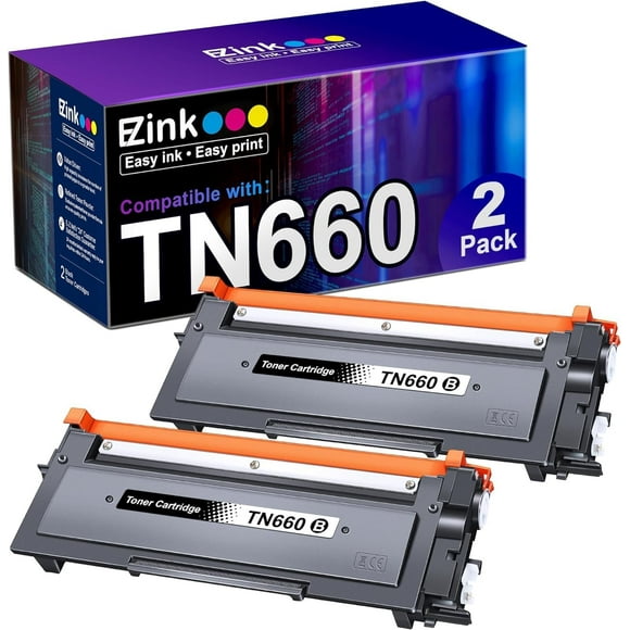 UTAH-(TM) Compatible Toner Cartridge Replacement for Brother TN660 TN-660 TN 660 TN630 Compatible with HL-L2300D HL-L2380DW HL-L2320D DCP-L2540DW MFC-L2700DW MFC-L2685DW Printer (2 Black)