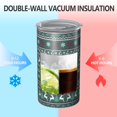 thumbnail image 2 of 20oz Coffee Tumblers Green Christmas Reindeer and Snowflake Pattern Stainless Steel Vacuum Insulated Travel Tumbler Coffee Cups Mug with Lid and Straw with Cleaning Brush for Cold & Hot Drinks, 2 of 5
