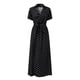 thumbnail image 5 of Vestido largo ajustado de mujer con estampado, cuello en V y encaje - Mezcla de poliéster, tallas S-XXL, diseño sin espalda para la playa o fiestas, 5 of 6