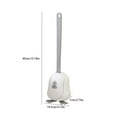 thumbnail image 2 of Hecteas Cleaning Brush - - Toilet To and Bathroom Cleaner with Flexible Silicone Brush Head(Toilet Brush*1 - Yellow), 2 of 9