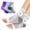 Purple, variant on 3Pair Neuropathy Socks Toeless Compression Socks Breathable Comfortable Ankle Socks Relief Athletic Socks For Arch & Heel,for Men and Women/S/Gray