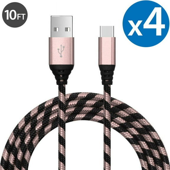 Type C Charger Fast Charging Cable USB-C Type-C 3.1 Data Sync Charger Cable Cord For Samsung Galaxy S10  S9 S8 Plus Galaxy Note 8 9 Nexus 5X 6P OnePlus 2 3 LG G5 G6 G7 V20 V30 V40 HTC M10 Google Pixel
