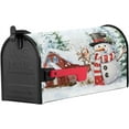 Christmas Snowman Mailbox Cover Mailbox Wraps, Winter Xmas