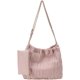 thumbnail image 1 of LHSHID Women’s Drawstring Bucket Bag Fashion Chain Crossbody Bag Pleated Vegan Leather Tote Handbags with Purse, 1 of 6