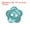 Lake Blue, variant on Uxcell Flower Sewing Buttons Resin Star 2-Hole Craft Buttons Lake Blue 15mm