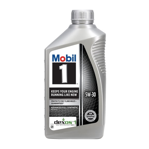 Mobil 1 Advanced Full Synthetic Motor Oil 5W-30, 1 Quart